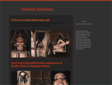 Tablet Screenshot of infernalrestraints.org